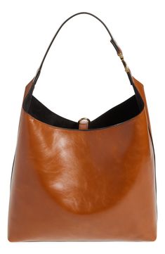 This slouchy calfskin-leather hobo bag blends a modern aesthetic with a '70s folk spirit, and of course has the Marcie line's signature slip-tassel closure. Bridge-tassel closure Shoulder strap Interior zip wall pocket Protective metal feet Leather Made in Italy Designer Handbags This brand has B Corp certification, representing business practices with emphasis on social and environmental performance, accountability and transparency This brand meets Nordstrom Responsible Brands criteria: brand a Modern Brown Hobo Bag With Removable Pouch, Designer Brown Hobo Bag For Evening, Chic Brown Calf Leather Bucket Bag, Chic Brown Bucket Bag With Leather Lining, Modern Brown Top Handle Hobo Bag, Chic Leather Hobo Bag With Leather Lining, Evening Brown Hobo Bag With Leather Lining, Brown Leather Lined Hobo Bag For Evening, Evening Brown Leather-lined Hobo Bag