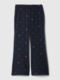 Soft, stretch knit flare leggings.  Elasticized waist.  Certain styles have allover prints.  Easy pull-on waist.  Slim through the hip and thigh.  Flared at leg.  Sizes range from baby to toddler. Cute Pjs, Blue Galaxy, Steampunk Clothing, Flare Leggings, Clothes Ideas, Pesticides, Baby Gap, Red Floral, Gap