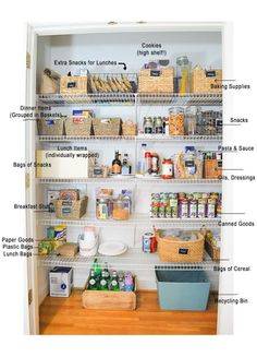 I started this project right after we moved into our temporary rental home, but the lack of natural light inside our kitchen/breakfast area has made taking photos of our pantry (and most of the #pantry #organization Reach In Pantry, Bulk Food Storage, Kitchen Credenza, Diy Pantry Organization, Small Pantry Organization, Organized Pantry, Pantry Organisation, Food Pantry Organizing, Pantry Remodel