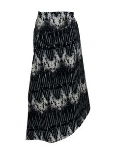 Elevate your wardrobe with John Zucca's exquisite Wrap Hobble Skirt. This straight-fit piece features a sophisticated side invisible zip closure, ensuring a seamless look. Unlined and crafted with a straight hem, the skirt showcases a unique three styles wrap design with button accents. Made from a luxurious 93% cotton and 3% elastane blend, it boasts a vibrant printing textile. Measuring 75 cm in height and Made in Italy, this skirt embodies the quality and elegance synonymous with John Zucca. Straight-fitSide invisible zip closureUnlinedStraight hemThree styles wrap design with button Printing textile93%CO 3%ELHeight: 75 cmMade in ItalyWomenS Bust: 84 - 89 cm, Waist: 66.5 - 68.5 cm, Hip: 91 - 96 cmM Bust: 89 - 94 cm, Waist: 71 - 73.5 cm, Hip: 96 - 102 cmL Bust: 94 - 99 cm, Waist: 76 cm, Fitted Asymmetrical Daywear Skirt, Fitted Asymmetrical Skirt For Daywear, Relaxed Skirt With Side Zipper, Long Pencil Skirt With Lining For Daywear, Long Lined Pencil Skirt For Daywear, Asymmetrical Lined Skirt For Daywear, Summer Pencil Skirt Bottoms With Side Zipper, Summer Pencil Skirt With Side Zipper, Fitted Asymmetrical Maxi Skirt For Daywear