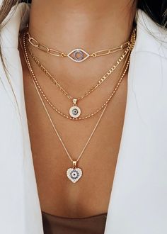 Evil Eye Jewellery, Evil Eye Choker, Spiritual Necklace, Bad Intentions, Evil Eye Necklace Gold, Evil Eye Design, Bad Omens, Bad Vibes, Ball Chain Necklace