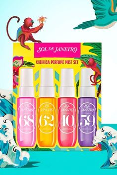 For the teen girl who’s finding her signature scent: Sol de Janeiro was the standout perfume brand among teen girls, and the ones we spoke to are trying to collect all the scents. This travel set comes with minis of their four best sellers. Perfume Travel, Perfume Mist, Mini Perfume, Body Splash, Perfume Gift, Perfume Brands, Travel Set