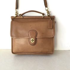 "This Coach Vintage Leather Willis Bag 9927 In Light Brown is in very good vintage condition. There are no tears, ink stains, unpleasant odors, or significant signs of wear. This is a timeless bag, structurally sound, with soft supple leather. As with most vintage bags, there are a few light scuffs, and minor color variations from gentle use.  Turn lock and plate have minor scratches, as pictured. Please review all provided pictures closely, as they are part of the description. I will be happy t Timeless Bags, Ink Stains, Ink Stain, Vintage Belts, Vintage Coach, Bags Purses, Vintage Bags, Vintage Leather, Black Cotton