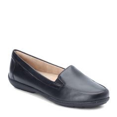 PRICES MAY VARY. Classic slip-on loafer for women with a timeless design Women's flats with leather upper and a round toe All-Thru Comfort: soft foam lining, arch support with memory foam, lightweight and flexible outsole 1/2" flat heel for comfortable walking and all day wear Consciously packaged: 100% of our shoe boxes are made of 80% recycled paper + soy-based ink Classic casual loafers for women designed using sustainable materials Classic Slip-on Flats With Arch Support, Classic Slip-ons With Arch Support And Flat Heel, Synthetic Loafers With Arch Support For Work, Workwear Synthetic Loafers With Arch Support, Flat Heel Loafers With Arch Support For Work, Classic Slip-ons With Arch Support For Work, Workwear Flat Heel Loafers With Arch Support, Everyday Classic Closed Toe Slip-ons, Classic Closed Toe Slip-ons For Everyday