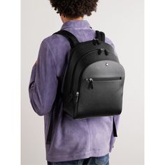 Montblanc's 'Sartorial' line combines clean lines with practical design. Smart enough to carry to the office, this backpack is made from cross-grain leather and has three separate compartments, including a padded laptop sleeve, to keep everything neatly organised. Leather Backpack For Men, Practical Design, Mr Porter, Laptop Sleeve, Laptop Sleeves, Clean Lines, Leather Backpack, The Office, Fashion News