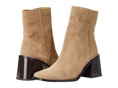 Sam Edelman Winnie - Women's Dress Pull-on Boots : Taupe : Celebrate your trendsetting style in these chic embroidered booties! Suede leather upper. Side-zip closure. Round toe. Lace-up detail along vamp. Leather lining and footbed. Stacked block heel. Leather and rubber sole. Imported. Measurements: Heel Height: 3 in Weight: 10 oz Circumference: 9 1 2 in Shaft: 7 1 2 in Product measurements were taken using size 7.5, width M. Please note that measurements may vary by size. Weight of footwear is Fall Moto Boots With Almond Toe And Medium Width, Trendy Suede Mid-calf High Ankle Boots, Trendy Suede High Ankle Mid-calf Boots, Fall Moto Boots With Almond Toe, Trendy High Ankle Suede Mid-calf Boots, Fall Moto Boots With Almond Toe In Medium Width, Fall Moto Boots With Stacked Heel And High Ankle, Trendy High Ankle Boots With Stacked Heel, Trendy Suede Boots For Workwear