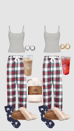 Sleepover Outfit, Christmas Clothing Ideas, Cute Christmas Pajamas, Bff Matching Outfits, Pajamas Aesthetic, Matching Outfits Best Friend, Matching Pjs