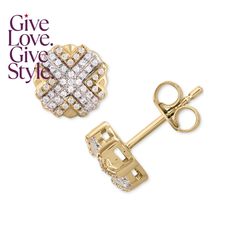 in stock 10k Gold, Pick Up, In Store, Buy Online, Yellow Gold, Stud Earrings, Yellow, Free Shipping, Gold