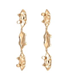 Gives classiness to your look  	 Perfect for formal events  	 For pierced ears  	 Comes in pairs Elegant Metal Linear Earrings For Parties, Formal Metal Dangle Linear Earrings, Formal Metal Linear Dangle Earrings, Elegant Metal Linear Earrings For Evening, Formal Yellow Gold Moon Jewelry, Elegant Metal Linear Earrings For Formal Occasions, Formal Drop Linear Earrings With Plating, Metal Drop Earrings For Evening, Metal Linear Drop Earrings For Evening