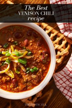 the best venison chili recipe