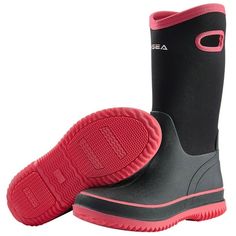 PLEASE MIND THE SIZE CHART AND CHOOSE THE RIGHT SIZE BEFORE BUYING! HISEA these boots keep you dry and warm, and handle even the toughest work and sports situation. Size: 6.  Color: Multicolor.  Gender: female.  Age Group: adult. Rain Boots For Women, Barn Boots, Mud Boots, Garden Boots, Short Rain Boots, Ankle Rain Boots, Rain Shoes, Womens Rain Boots, Boots Waterproof