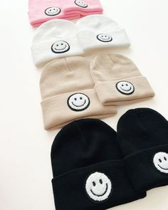 Our new smiley beanie is sure to bring a smile on your face! It's ultra-soft, stretchy and perfect to wear all-day long. Best of all, you can pair it with our most-loved smiley sets! These beanies are available in both baby and toddler sizes, making sure that no member of the family is left out from enjoying their cozy warmth. You can even match with your little one by using them as mommy and me beanies. Baby: Fits from NB up to 6M Toddler: Fits from 6M 100% acrylic. Smiley Baby, Toddler Fits, Baby Luna, Love Smiley, Diaper Bag Accessories, French Baby, Kids Beanies, Baby Fits, Baby Co