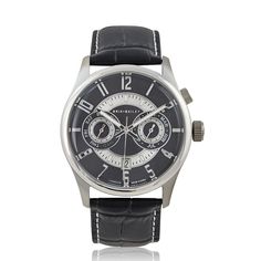 Mens Brix+Bailey Heyes Chronograph Black Automatic Watch Brix and Bailey Face Layers, Bremont Watches Kingsman, Oris Bronze Watch, Jacob & Co. Billionaire Watch, First Watch, Mens Chronograph, Mens Watches Black, Automatic Watches For Men, Croc Print