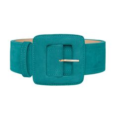 Our Square Buckle Belt is a best seller. Made of genuine suede leather and handcrafted in Brazil, this must-have-belt will accentuate your waistline and create a flattering silhouette. Available in different colors and designed to be worn around the waist.  Strap width: 2” (5cm) Buckle width: 3. 1” (8cm)  Buckle length 3. 1” (8cm) Women's Waist Belt with Square Buckle Upper: Genuine Suede Leather Lining: Polyurethane Handmade in Brazil Womens Belts Fashion, Armor Ring, Dad Jewelry, Women's Belts, Suede Belt, Mens Jewelry Bracelet, Buckle Belt, Fine Jewelry Gift, Blue Suede