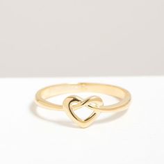 Infinity Heart Ring | 9ct Gold Heart Gold Ring Design, Infinity Gold Ring, Ring Design For Women Gold, Gold Ring Designs Unique For Women, Infinity Ring Design, Heart Ring Design, Gold Ring Design For Women, Gold Ring Indian, Heart Infinity Ring