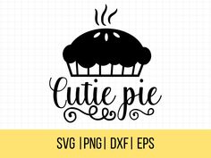 the cute pie svg file is ready to use