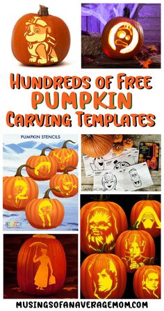 pumpkin carving templates for kids and adults