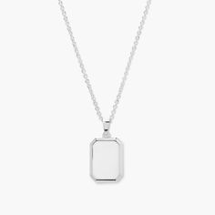 Anchor your latest layered look with our Willow Pendant Necklace. Our rectangular pendant is the perfect canvas for a bold monogram or initials and we love the delicate and timeless cable chain. Available in 14k gold plated or rhodium plated brass Pendant measures 3/4" by 5/8" 18" cable chain with 2" extender Lobster claw closure With engraving this item is FINAL SALE SKU: BYN1170 Bold Monogram, Personalized Gold Necklace, Brass Pendant, Layered Look, Silver Rose Gold, Cable Chain, Lobster Claw, Rose Gold Plates, Rhodium Plated