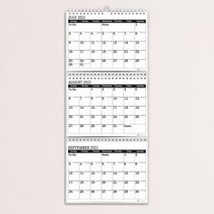 This 3-month view wall calendar is 11 inches wide and opens to over 25 inches with three open panels. The daily blocks of this minimalist wall calendar are about 2″ x 1.5″ with 5 rows to write in. Utilize the separate space for notes and to-do lists and be more organized and at peace with your schedule. Enjoy its move-a-page feature where you can arrange the panels in your own way- prior month, future month or current month, and next two months, etc. Runs from July 2023-December 2024. Vertical Monthly Calendar, Undated Monthly Calendar, May Calendar 2024 Bullet Journal, November Month Calendar 2022