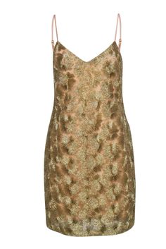 Current Boutique-Trina Turk - Gold Metallic Sleeveless Mini Dress Sz 4 Dancing Heels, Night To Shine, Bach Bash, French Girl Chic, Dance Heels, Trina Turk Dresses, On The Dance Floor, Golden Girl, Signature Print