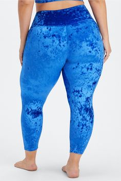 Crushed Velour Crossover Legging Fabletics blue female Activewear >> Womens >> Bottoms >> Leggings >> Full Length plus Lounge Crossover style in plush velour fabric Sheer Leggings, Velour Leggings, Lace Up Leggings, Burgundy Leggings, Vegan Leather Leggings, Fabletics Leggings, Black Capri Leggings, Panel Leggings, Red Leggings