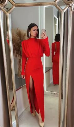 Elegant Dresses Classy Formal Long, Red Classy Dress Long, December Wedding Guest Dress 2022, Glam Dresses Long Sleeve, Red Formal Dress Long Sleeve, Classy Dresses Elegant Formal Long, Red Dresses Classy Long, Evening Party Dress Classy Long Sleeve, Soiree Dresses 2023