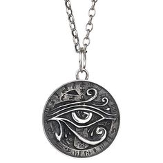 Be mesmerized by the intricacy of this Eye Of Horus Silver Pendant Necklace! Crafted with utmost precision, this gorgeous adornment is beautifully engineered from silver with a width of 50-70 cm. DETAILSMaterial: SilverWidth: 50-70 cm Etched Sterling Silver Necklaces, Silver Etched Sterling Silver Necklace, Antique Silver Etched Sterling Silver Necklace, Symbolic Silver Alloy Jewelry, Elegant Stainless Steel Medallion Necklace, Silver Etched Pendant Necklace, Silver Etched Pendant Jewelry, Silver Etched Round Pendant Jewelry, Etched Silver Pendant Jewelry