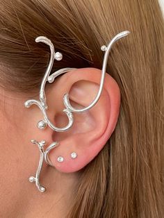 Silver Cleaner, Ear Cuffs, Ear Jewelry, Costume Ideas, Silver 925, Ear Cuff, 925 Silver, Silver