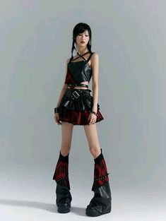 #fashion Goth Outfits Aesthetic, Rave Fashion, Futuristic Fashion, Fashion Inspiration Design, Kpop Fashion Outfits, Edgy Outfits, Stage Outfits, Character Outfits, Kpop Outfits