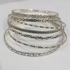 Eid Bangles, Ethereal Jewelry, Engraved Bangle, Bangle Silver, Fancy Jewellery Designs, Magical Jewelry, Handmade Bangles