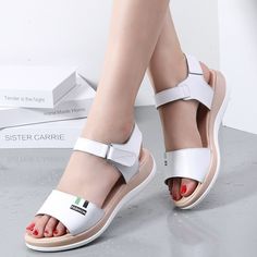 Shipping: Worldwide Express Shipping AvailableDelivery time: 7-15Days Fast ShippingReturns: Fast refund, 100% Money Back Guarantee.Brand Name: WOIZGICHeel Height: Med (3cm-5cm)With Platforms: YesPlatform Height: 0-3cmSandal Type: BasicOrigin: Mainland ChinaOccasion: CasualUpper Material: Genuine LeatherUpper-Genuine Leather Type: Cow LeatherOutsole Material: TPRBack Counter Type: Back StrapPattern Type: SolidSide Vamp Type: OpenFit: Fits true to size, take your normal sizeStyle: ConciseHeel Type Summer Cool, Pu Heels, Genuine Leather Shoes, White Beige, Platform Wedges, Sandals Summer, Bridal Shoes, Sandal Espadrille, Leather Fashion