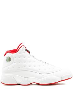 the air jordan retro white and red sneaker is on sale for $ 599