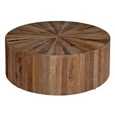 a wooden table that is made out of wood and has an intricate design on the top