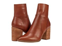 Steve Madden Boots Ankle, Cognac Boots, Play Shoes, Brown Booties, Stylish Boots, Boots Fall, Virtual Closet, Clothes Ideas, Womens Ankle Boots