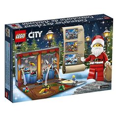 the lego city christmas set is in its box