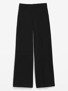 High-Waisted Wide-Leg Leggings for Women | Old Navy High-waisted Wide Leg Pants With Elastic 4-way Stretch, Versatile Bottoms With Comfort Waistband For Fall, Versatile Fall Bottoms With Comfort Waistband, Versatile Bottoms With Elastic Waistband For Work, Fall Workwear Bottoms With Ribbed Waistband, Versatile Pull-on Bottoms With 4-way Stretch, Comfort Stretch Pants With Ribbed Waistband For Work, Versatile High-waisted Pull-on Pants, Versatile Workwear Bottoms With Comfort Waistband