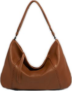 Soft Leather Hobo Bag For Fall, Casual Brown Hobo Bag With Braided Handles, Fall Leather Hobo Bag, Classic Hobo Bag With Adjustable Strap For Shopping, Classic Hobo Shoulder Bag With Handle Drop, Classic Large Capacity Hobo Bag For Errands, Casual Hobo Shoulder Bag, Casual Brown Hobo Bag With Double Handle, Leather Hobo Tote Bag For Fall