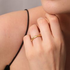 Dainty Unique Minimal Gold Ring with Stylish Gold Beads ➤ Ring Details * 14k / 18k Yellow Gold or Yellow Sterling Silver * Gold Color Options; 14K / 18k White, Yellow, Rose Gold * Sterling Silver Color Options; Yellow, Rose, White * Band Width: 2.00 mm * Thickness: 1.40 mm * Ready to Ship 3-5 Business Days 💍 ISEA Jewels' pieces are handcrafted by 10-15 years of experienced craftsmen and made to order in a very short time. 🎁 All pieces come in a quality and hygienic suede gift box enclosed in a pouch. 🌎 Our products arrive worldwide within 6 working days. ❓ Questions, comments, or just want to say hi? We are glad to hear from our customers and are always quick to respond. Reviews are always appreciated ✨ 💫 Find out more about my shop at: https://www.etsy.com/shop/IseaFineJewelry Thank y Gold Engraved Delicate Rings, Delicate Gold Engraved Rings, Delicate Engraved Gold Rings, Minimalist Engraved Yellow Gold Midi Rings, Fine Jewelry Yellow Gold Engraved Ring With Birthstone, Gold Minimalist Engraved Ring For Promise, Fine Jewelry Midi Ring For Anniversary, Fine Jewelry Midi Anniversary Ring, Dainty Gold Engraved Ring With Simple Design