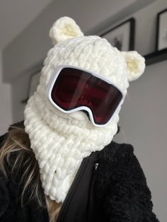 You can make any adjustments to this product💜 As we mentioned in the personalization tab, you can choose the color you want, please specify it with "the code"to avoid confusion🌸 Ski Mask With Horns, Balaclava Face Mask, Crochet Ski Masks, Crochet Ski Balaclava, Cool Snowboarding Outfit, Bear Balaclava, Crochet Ski Mask, Ski Helmet Cover, Mask Crochet