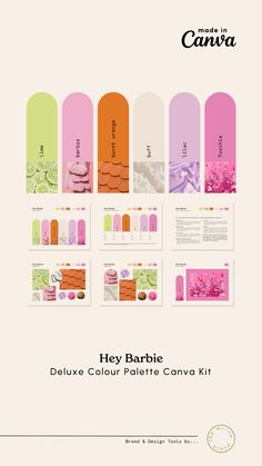 an advertisement for the new candy bar called hey barbiee, which is now available in stores