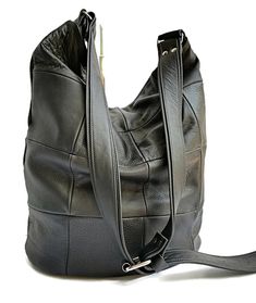 Black Leather Bag Black Shoulder Bag Leather Hobo Bag Shoulder Handbag Leather Shoulder Bag Soft Leather Bag Black Handbag Slouchy Hobo Bag - Etsy Modern Hobo Shoulder Bag With Leather Backing, Black Leather Hobo Shoulder Bag, Modern Rectangular Hobo Bag With Leather Backing, Black Square Leather Shoulder Bag, Modern Leather-backed Hobo Shoulder Bag, Black Rectangular Hobo Bag With Leather Lining, Leather Hobo Bag Backpack With Large Capacity, Black Leather Hobo Bag With Adjustable Strap, Black Soft Leather Square Hobo Bag