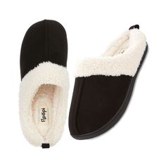 A true classic, this exceptional around-the-house, slip-on clog style is everything you want when living your life to the fullest. A great, cushy slipper to wear inside as well as out in the yard, they include a microsuede upper as well as a plush, warmth giving faux fur inner. Enhanced with a memory foam footbed, this is footwear that absorbs shock for a walking-on-clouds feel. Clog Style, Suede Clogs, Clogs Style, Slide Slippers, Clog Slippers, Walking On Clouds, Slipper Socks, Round Toe Heels, Slide Slipper