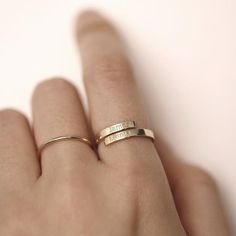 Name Ring, Initial Ring, Personalized Ring, Bypass Ring, Flat Twist Ring Band, Personalized Engravin Adjustable 14k Gold Signet Wedding Ring, Adjustable Rose Gold Signet Ring For Wedding, Open Initial Stackable Ring For Wedding, Sterling Silver Rings Stamped 14k For Promise, 14k Gold Stackable Promise Rings With Open Ring Design, Engraved Yellow Gold Stackable Rings For Wedding, Yellow Gold Engraved Stackable Wedding Rings, Engraved Yellow Gold Stackable Wedding Rings, Adjustable White Gold Engraved Open Ring