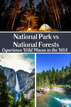 national park and national forests experience wild places in the usa