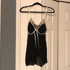 Never Worn! Black With Detailing Around Bust. Women's Intimates, Black White, Black And White, Women Shopping, White, Black, Color