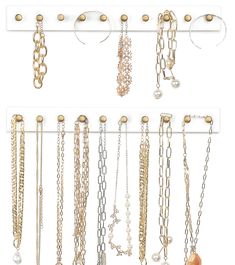 PRICES MAY VARY. NECKALCE ORGANIZER: The necklace hanger holds your necklaces, bracelets, chains to keep them organized and stop them from tangling. STYLISH RUSTIC HOME DÉCOR ACCENTS. Extend the service life of the jewelry holder and rustic wood design showcases your jewelry in style, decorating your room more chic. Multi-Functional Organizer: This wooden neckalce holder can be used in various parts of your home. You can use it not only as jewelry storage rack in your room, but also in your entr Necklace Organizer Wall, Jewelry Organizer Hanging, Necklace Holder Wall, Rustic Jewelry Organizer, Necklace Holders, Clear Necklace, Necklace Hanger, Wall Mount Jewelry Organizer, Bracelet Organizer