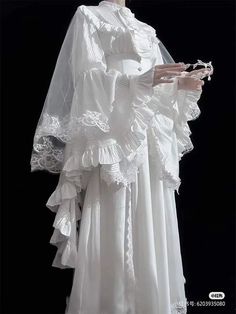 White Gothic Outfit, Angelic Outfits Aesthetic, Godly Clothing, Angelic Aesthetic Outfit, Gothic Suits, Angelic Clothing, Heavenly Fashion, Ethereal Clothing, Angelic Outfits