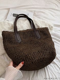 BagForLove - Compact Vacation Paper Straw Bag Product Description Color Coffee Brown Pattern Type Plain Bag Size Small Type Straw Bag Material Paper Size Chart INCH CM Bag Length Bag Width Bag Height Handle Height 13 inch 7.9 inch 12.6 inch 9.1 inch Bag Length Bag Width Bag Height Handle Height 33 cm 20 cm 32 cm 23 cm Details Pictures Similar Products h2 { text-align: center; } /* æ¢è¡ */ li{ white-space: normal; word-break: break-all; word-wrap: break-word; } .red-box { width: 100%; display: flex; flex-direction: row; flex-wrap: wrap; justify-content: center; } .red-box > div { width: 190px; height: 250px; margin: 10px; } .red-box > div > a > img { width: 190px; height: 250px; } .size-box { width: 100%; margin: auto; white-space: nowrap; } .table { border-collapse: collapse; border-spac Paper Sizes Chart, Brown Pattern, Color Coffee, Bags Tote, Word Wrap, Paper Straws, Coffee Brown, White Space, Paper Size