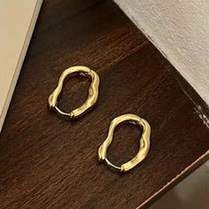 Luxurious Stainless Steel Geometric Hoop Earrings for Women - Wnkrs Geometric Hoop Earrings, Twisted Metal, High Standards, Formal Outfit, Daily Look, Metal Color, Earrings For Women, Geometric Design, Latest Fashion Trends