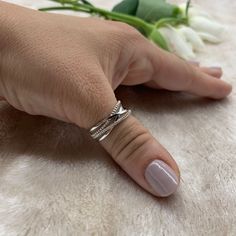 ❤️ Silver Multi Layer Thumb Ring ❤️ Get ready to rock your boho style with our chic and trendy multi-layered rings!  ❤️These rings are the perfect gift for any cool and stylish mom on Mother's Day 2023. Crafted with care and attention to detail, our rings feature a thick and layered design that adds texture and dimension to your look. ❤️Designed to fit comfortably on both your thumb and other fingers, our rings are adjustable and open to fit most sizes. The silver plating ensures durability, so you can wear them every day without worrying about tarnishing.  ❤️Plus, our free shipping offer and 15-day return policy make shopping with us easy and hassle-free. ❤️Not only will our rings make you look stylish and cool, but they'll also make you feel happy and confident every time you wear them. Adjustable White Gold Wide Band Promise Ring, White Gold Stackable Wide Band Ring Gift, Stackable White Gold Wide Band Ring Gift, Nickel Free Open Band Stackable Rings, Hypoallergenic Open Band Ring As Gift, Unique Hypoallergenic Promise Ring, Silver Bohemian Promise Jewelry, Bohemian Style Adjustable Hypoallergenic Ring, Bohemian Adjustable Hypoallergenic Ring